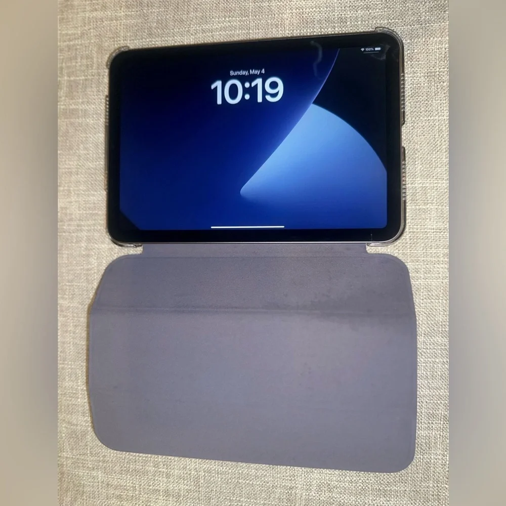 Apple Tablet with Black Cover